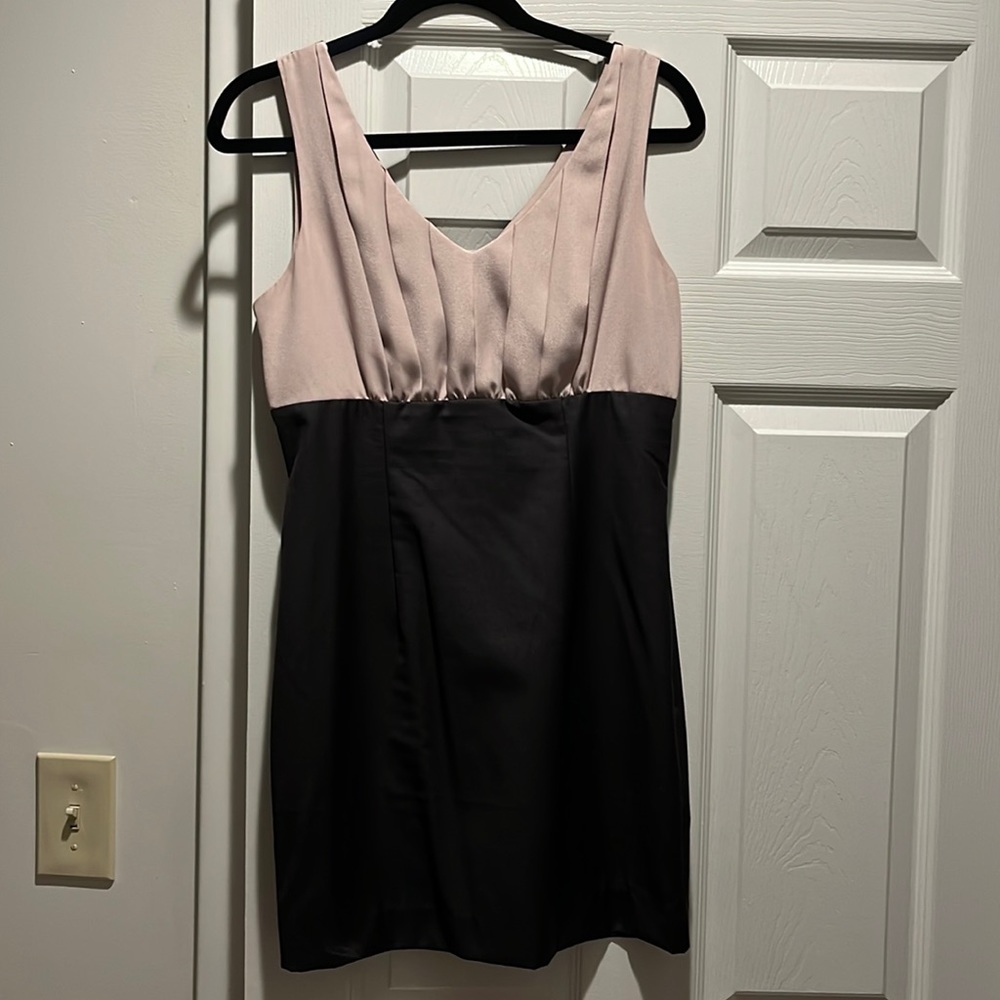 Purple and Dark Grey Dress